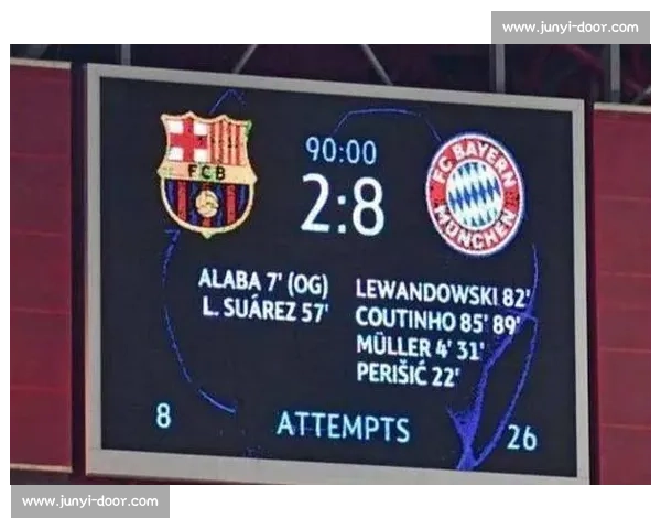 诺坎普之夜巴萨四比零横扫拜仁重塑欧陆豪门秩序经典战役震撼足坛